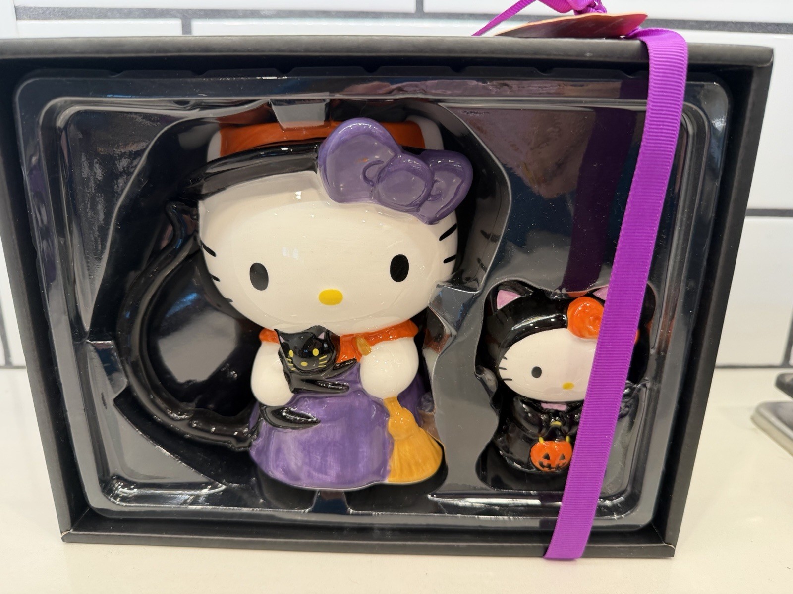 NEW Hello Kitty Halloween Mug And Figurine Set NWT 2024 Blue Sky Clayworks