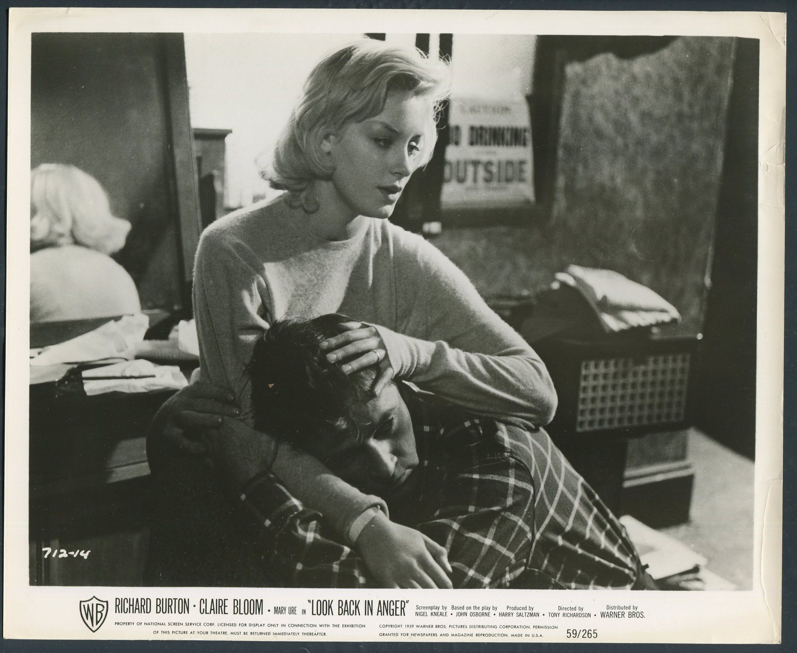 MARY URE RICHARD BURTON in Look Back In Anger '59 COMFORT