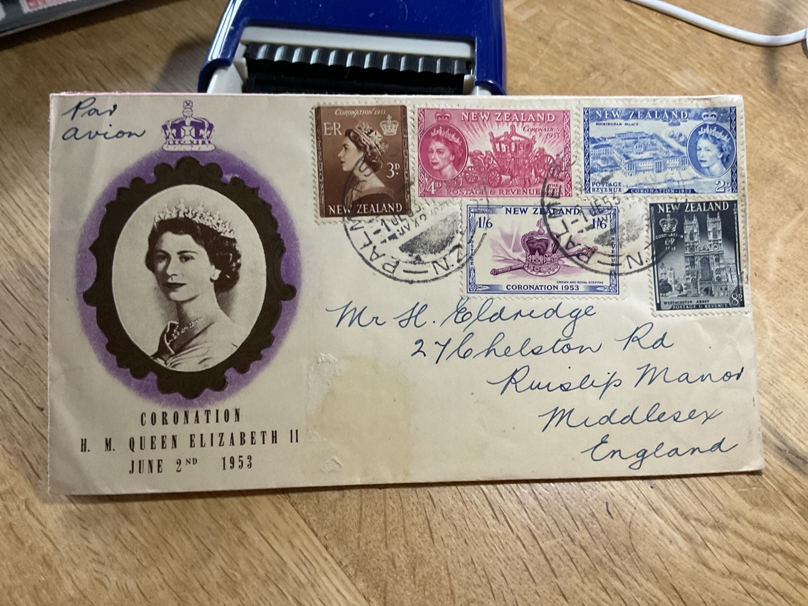 New Zealand five  stamp covers B3179