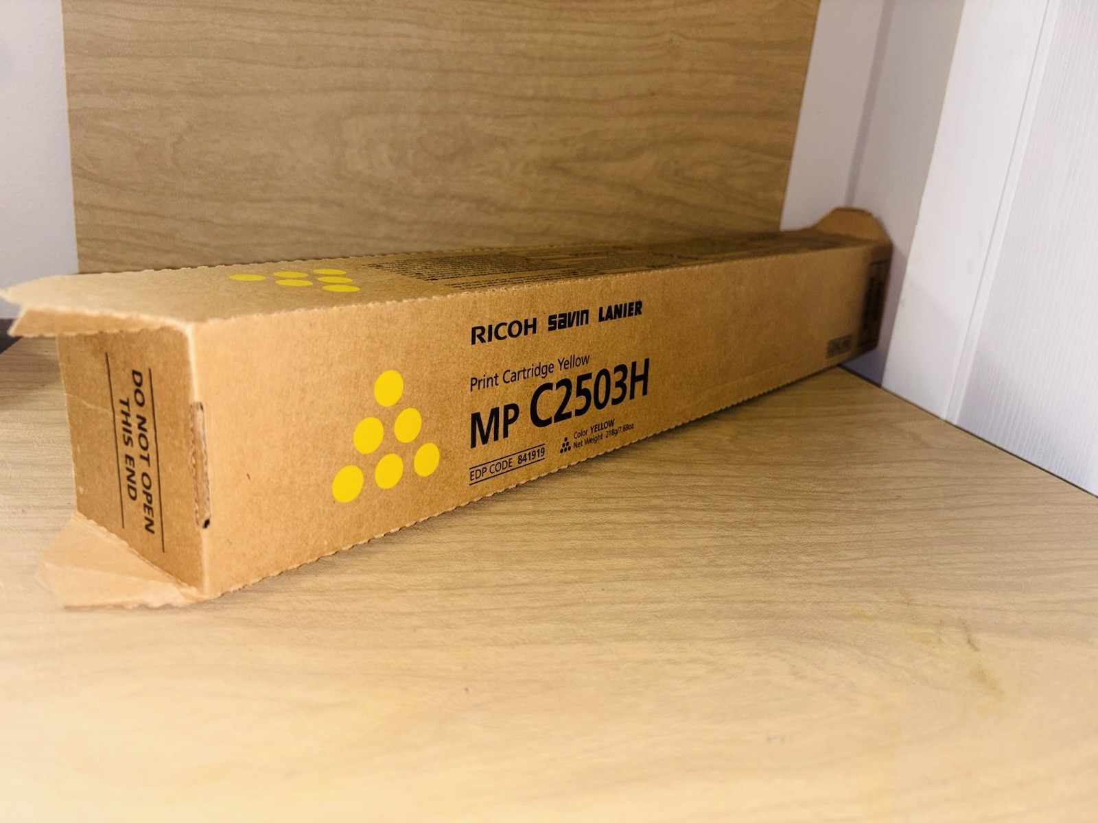 New Genuine Ricoh Savin Lanier C2503H Yellow Toner Color 841919 new