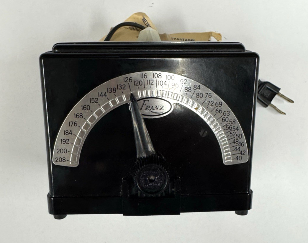 Franz Electric Metronome LM-FB-4 – Light & Sound Tested – Bakelite  Excellent