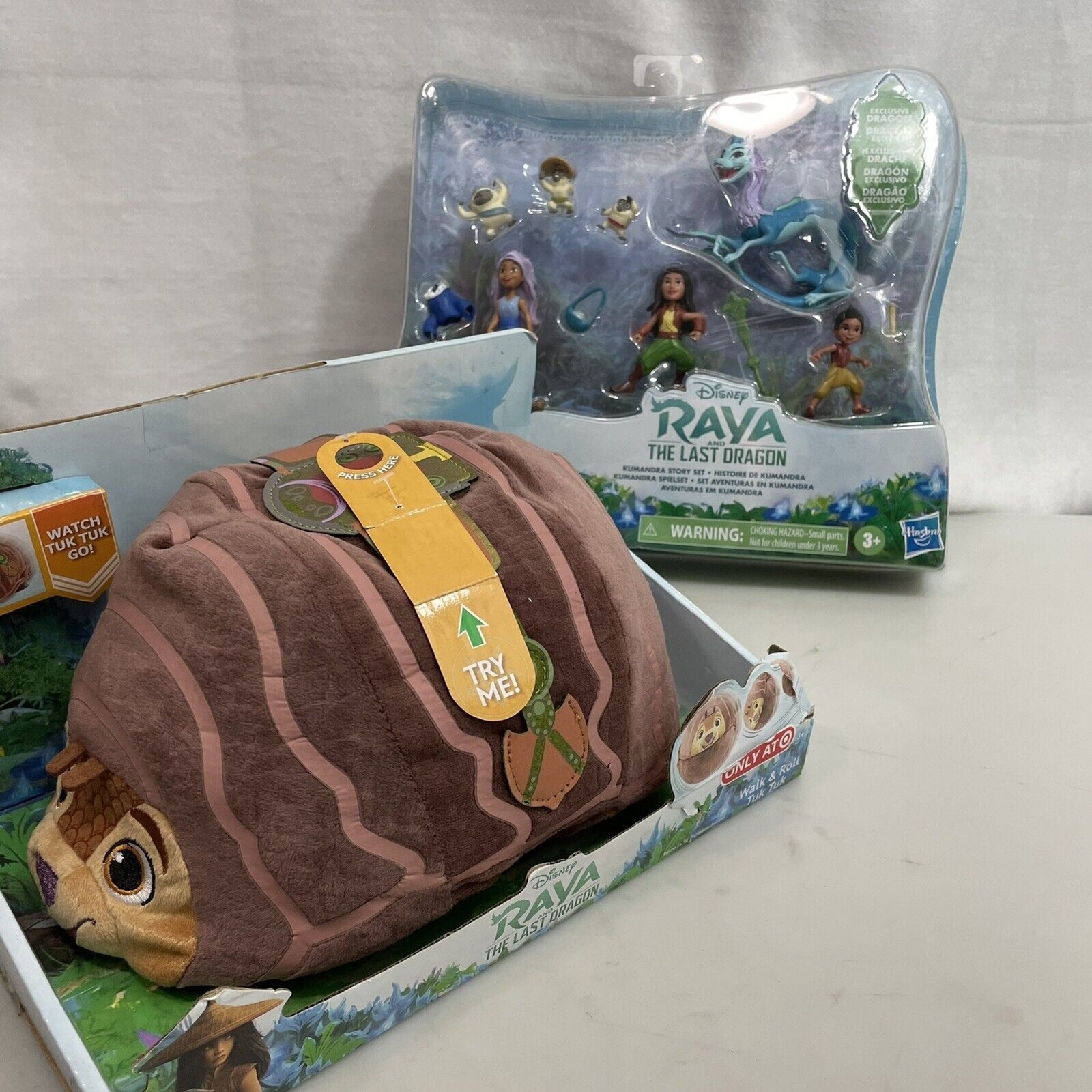 Disney Raya & Last Dragon Walk & Roll Tuk Tuk + Mumandra Story Set Figures