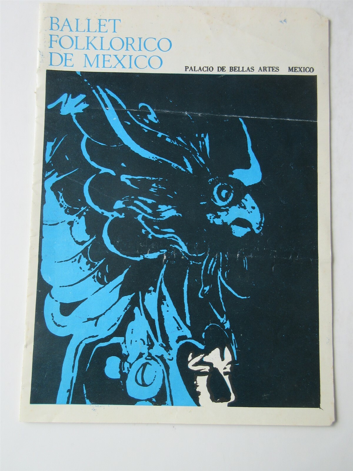 Ballet Folklorica de Mexico program 1960's in English & Spanish