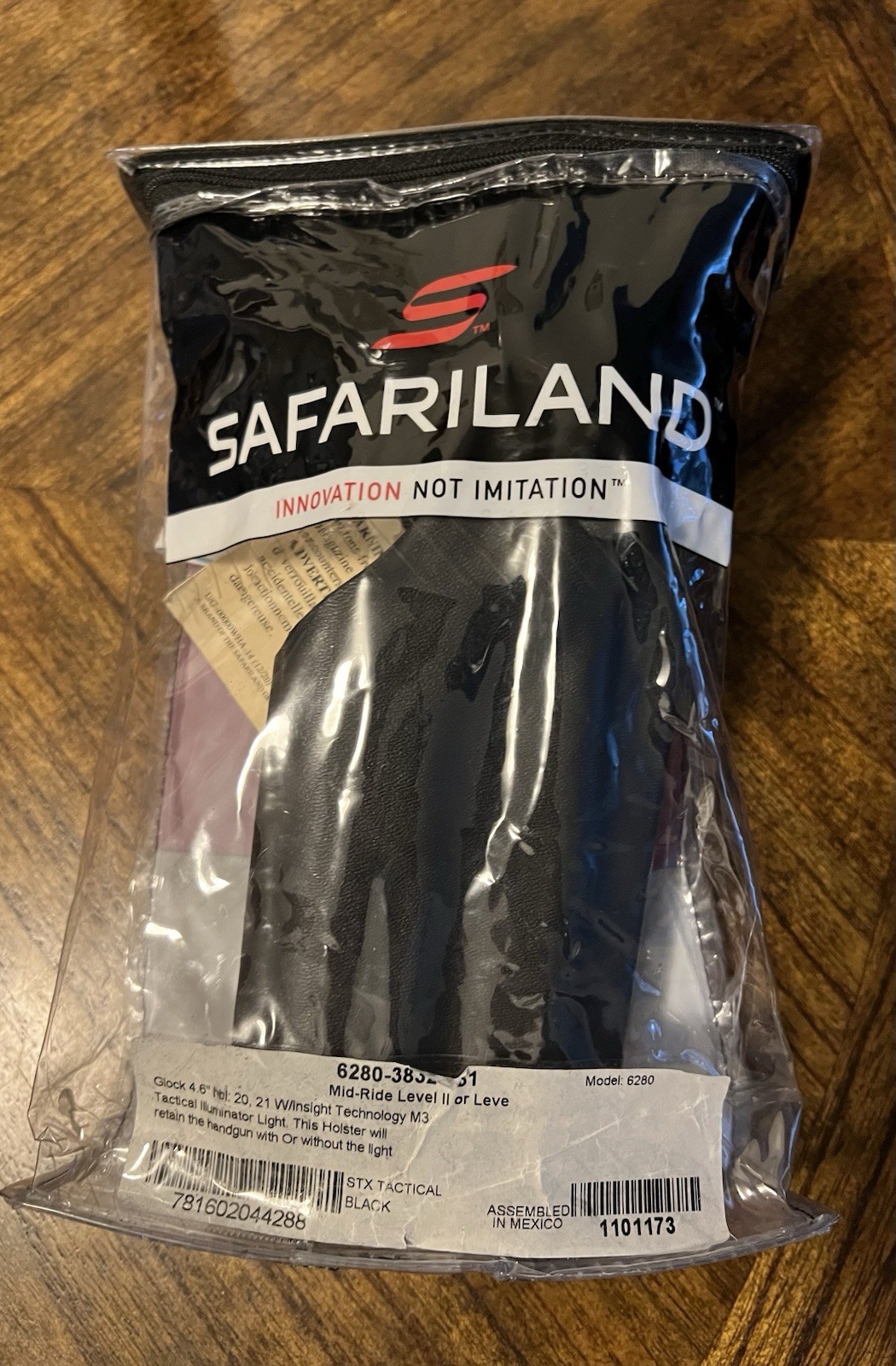 Safariland 6280 SLS Mid-Ride Duty Rated Level II Retention Holster Right-Hand