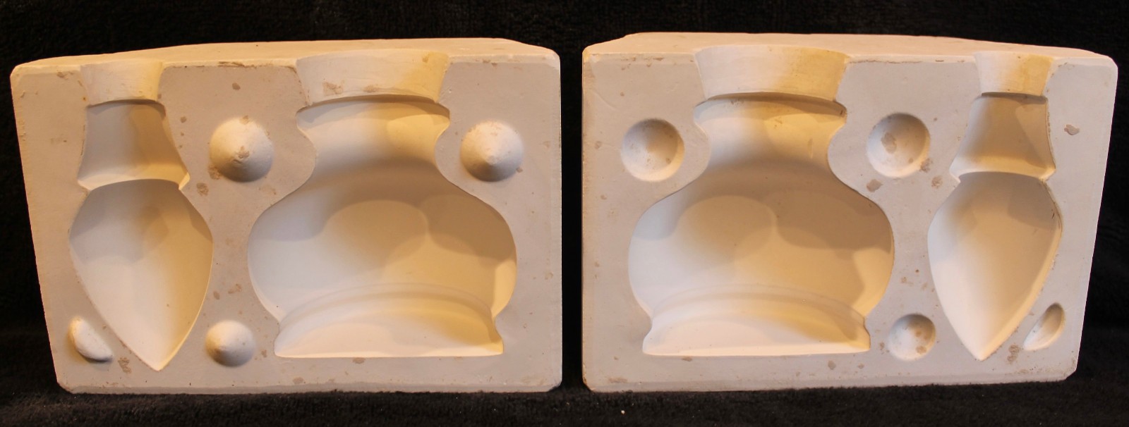 Vintage Gare Decorative Jar With Lid Slip Casting Mold 1819