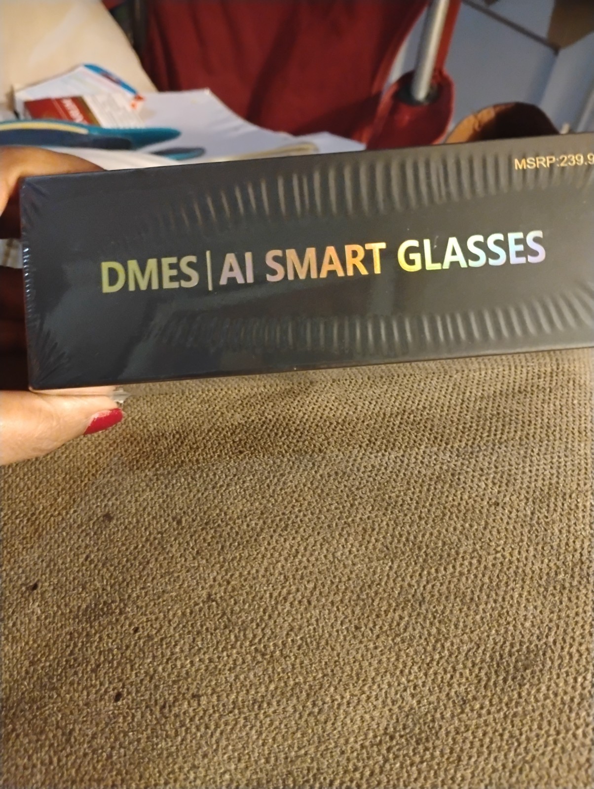 DMES AI Smart Glasses Brand New In Box Black Sealed In Box