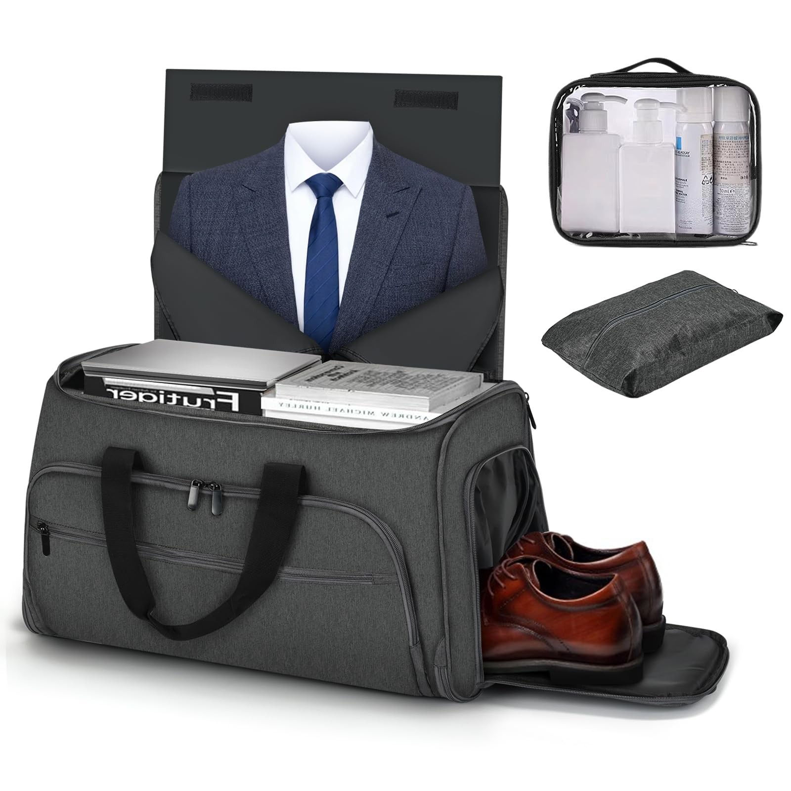 Convertible Garment Duffel Bag for Travel, Carry on Garment Duffle Bags with ...