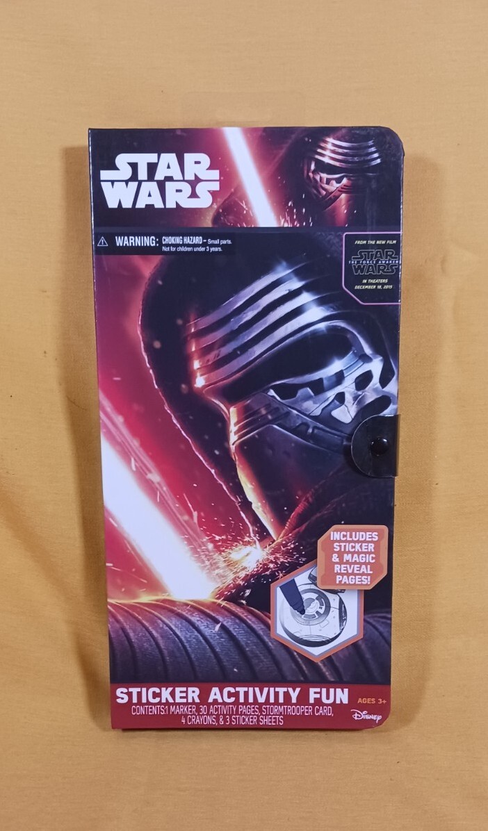 Star Wars Sticker Activity Fun Book By TARA 2015 Coloring Stickers Kylo Ren