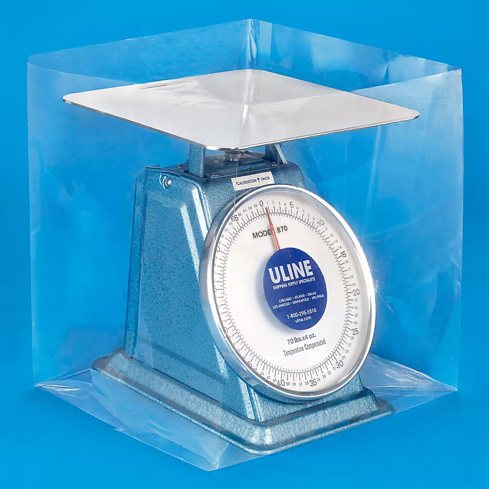 Pack of 500 12 x 12 x 18" 2 Mil Gusseted Poly Bags