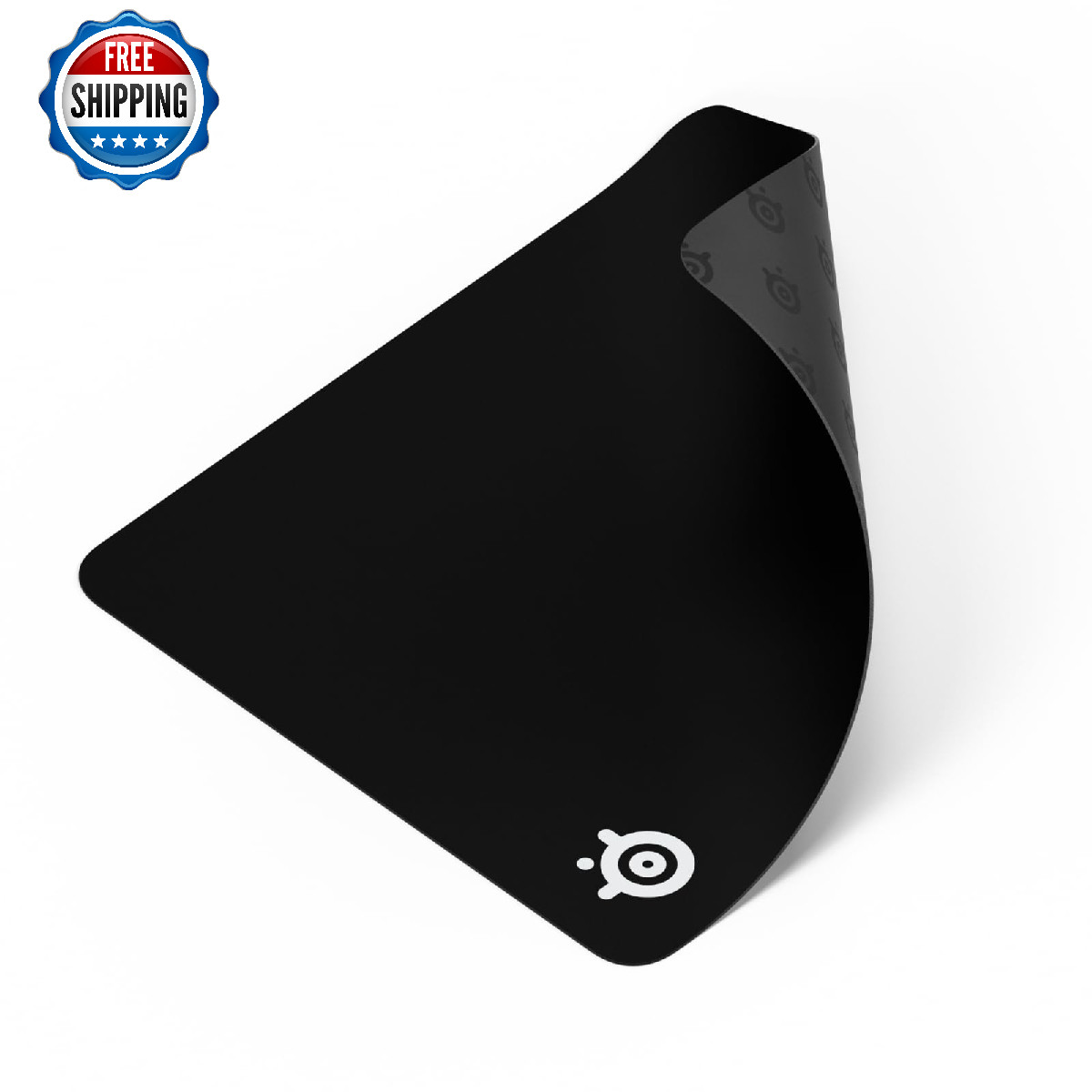 SteelSeries QcK Large Gaming Mousepad - Black - Non-Slip Rubber Base