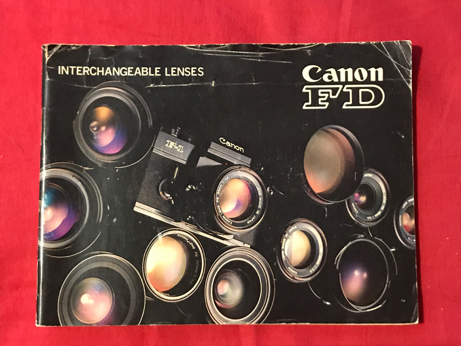 Canon FD Interchangebale Lens Literature Brochure