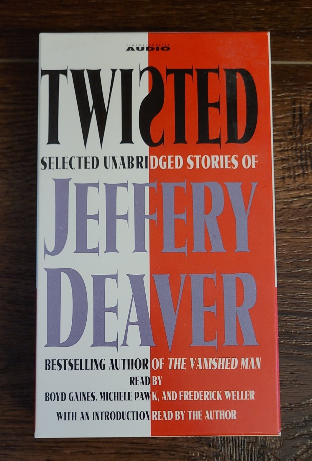 TWISTED by Jeffery Deaver (2003, Audio Cassette, Unabridged edition)