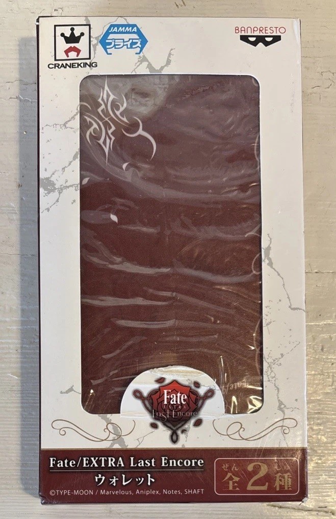 NIP Craneking Fate Extra Last Encore Saber Wallet/Wristlet Faux Red Leather