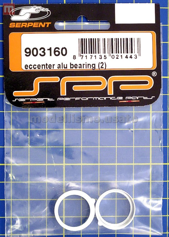 Serpent 903160 Aluminum Eccentric (2) Eccenter Bearing Alu modeling