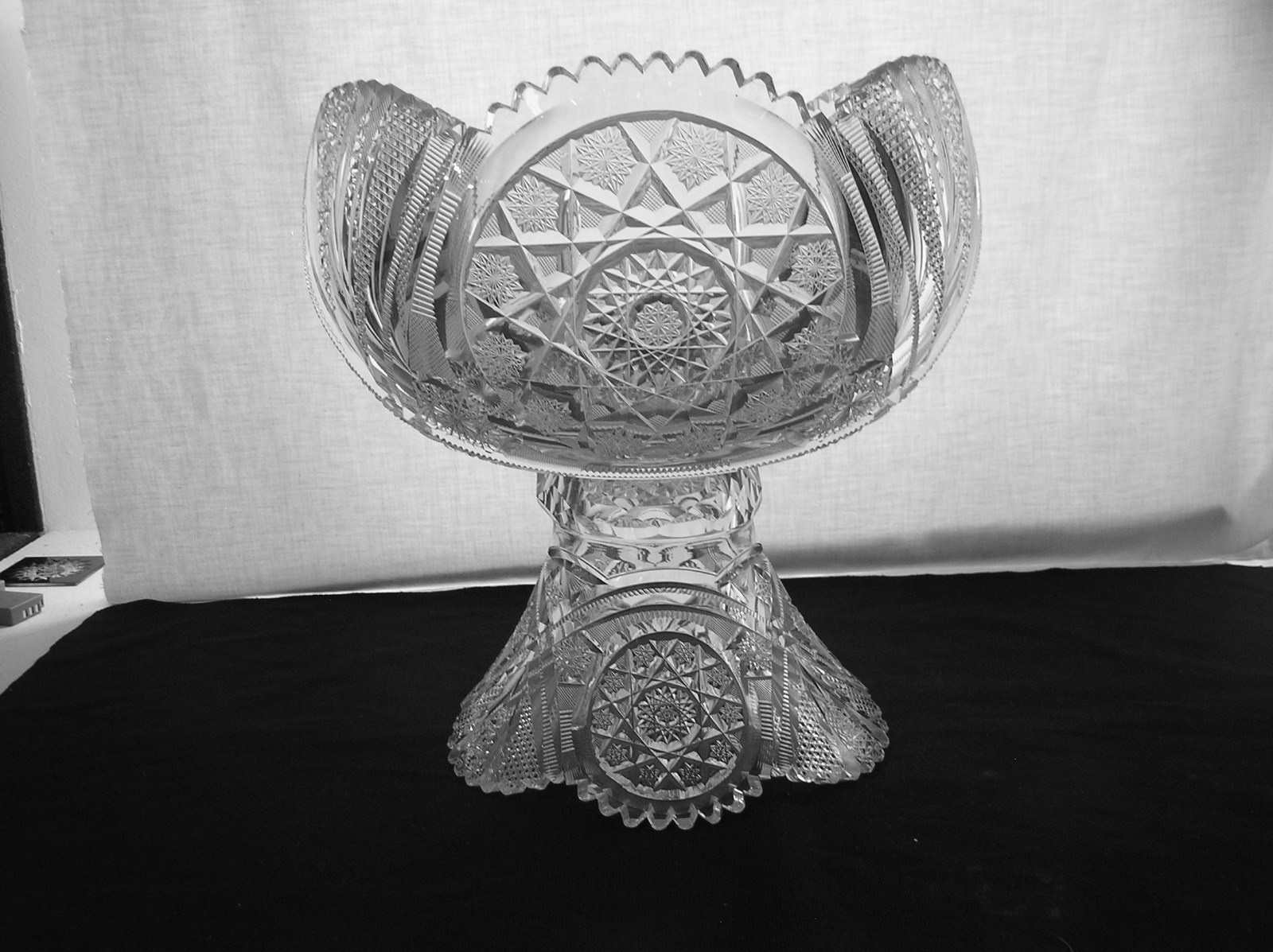 American Brilliant Cut Glass 1876-1916 Best of the best Gloria by P&B punch bowl