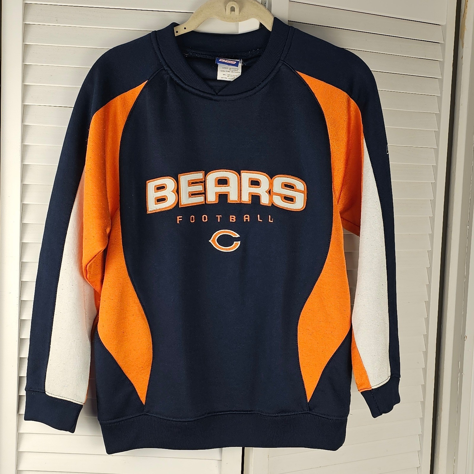 Vintage Reebok NFL Team Apparel Kids Chicago Bears Sweatshirt Medium 10 12