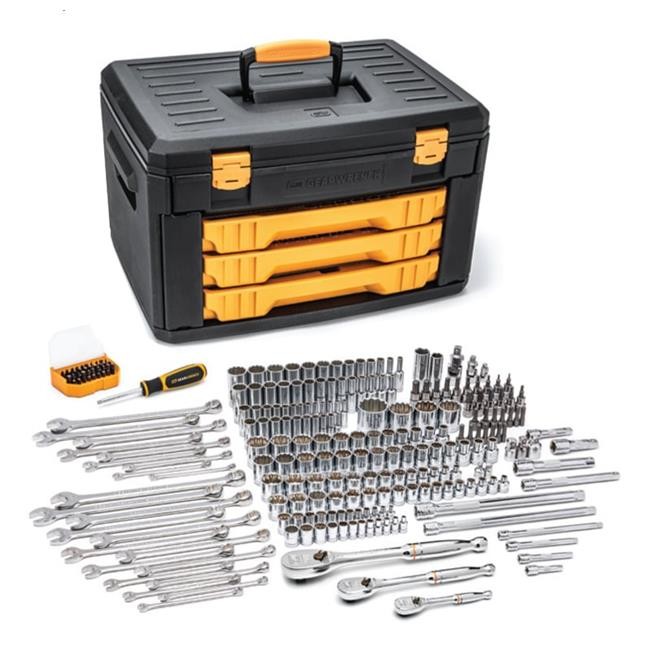Apex Tool Group GWR80972 Mechanics Tool Set - 243 Piece - 0.15 in. 0.38 in. -...
