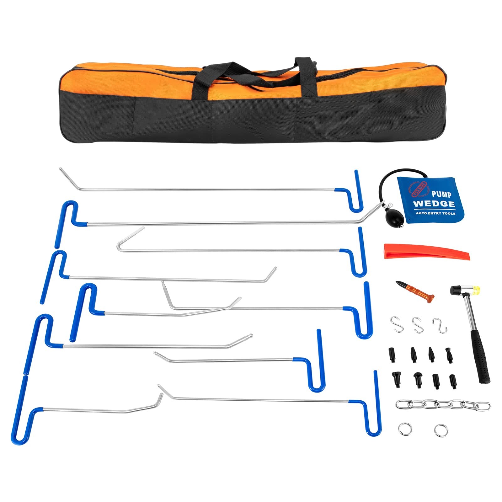 30PCS Car Paintless Dent Repair Rod Tools Kits for Auto Body Car Hail Damage