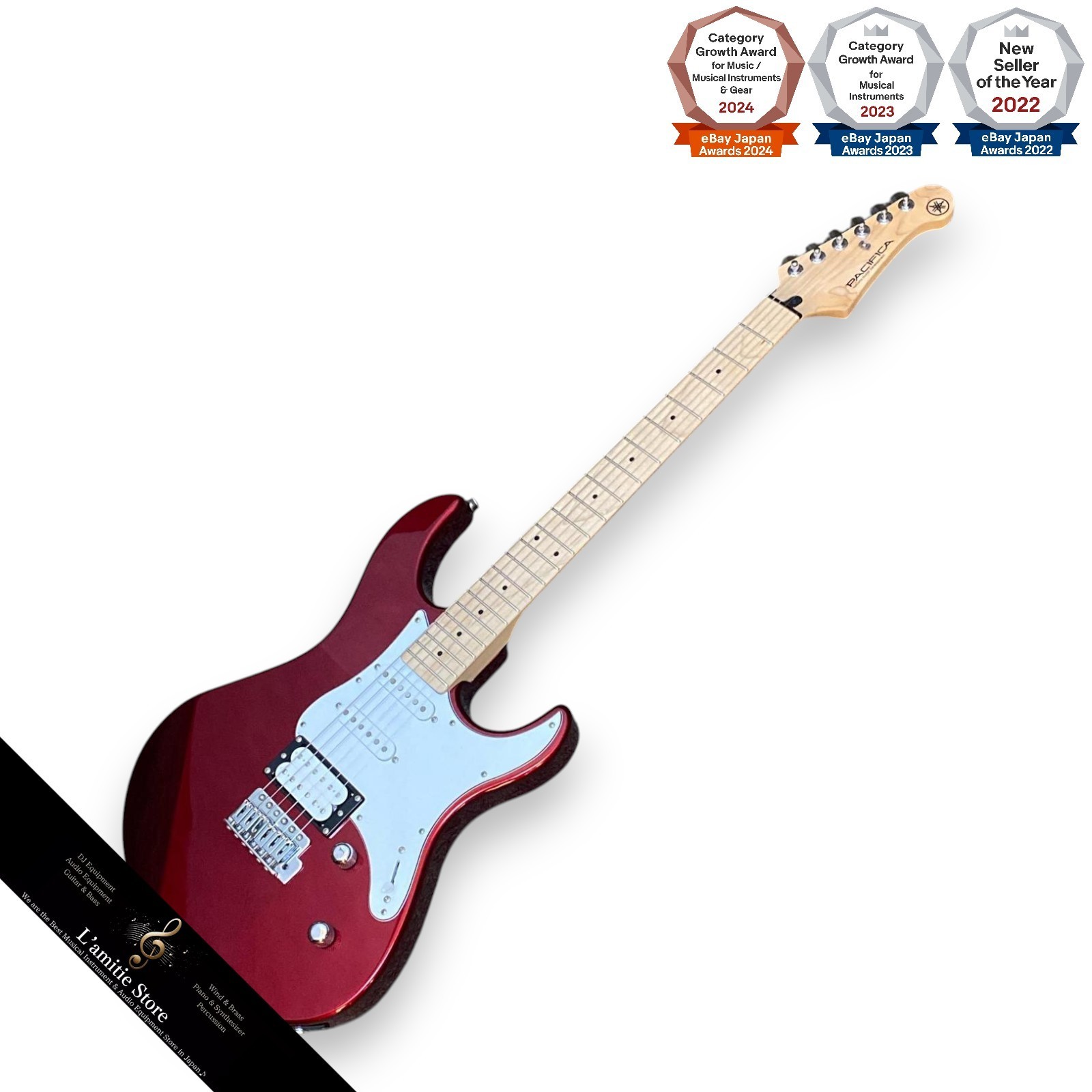 YAMAHA PAC112VM Electric Guitar Alder Body Maple Neck Beginner Intermediate Oma