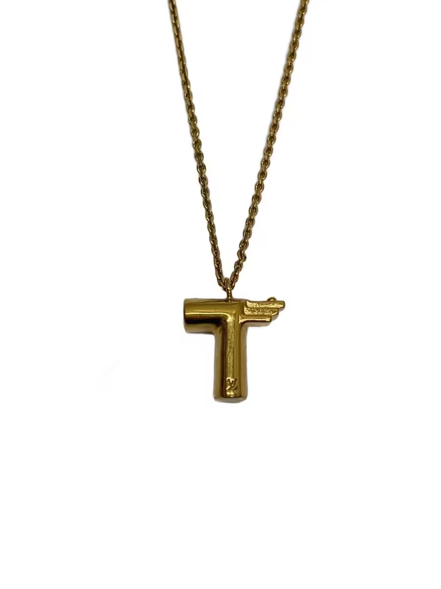 Louis Vuitton Necklace Me Me Gld With Top Ladies M1s68