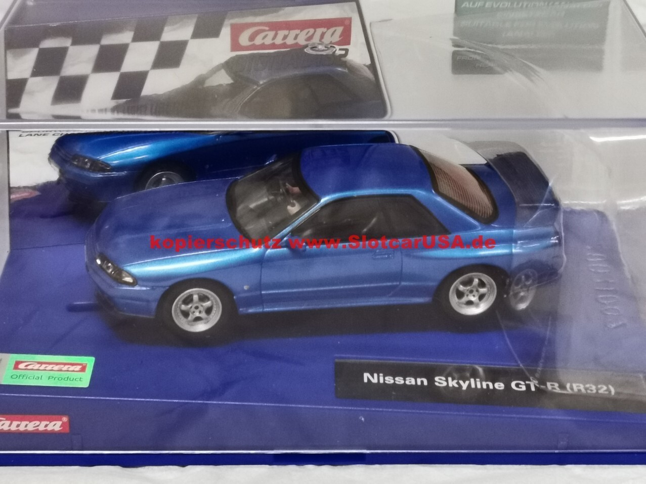 Carrera Digital 132 31003 Nissan GT-R R32 Blue Japan Model
