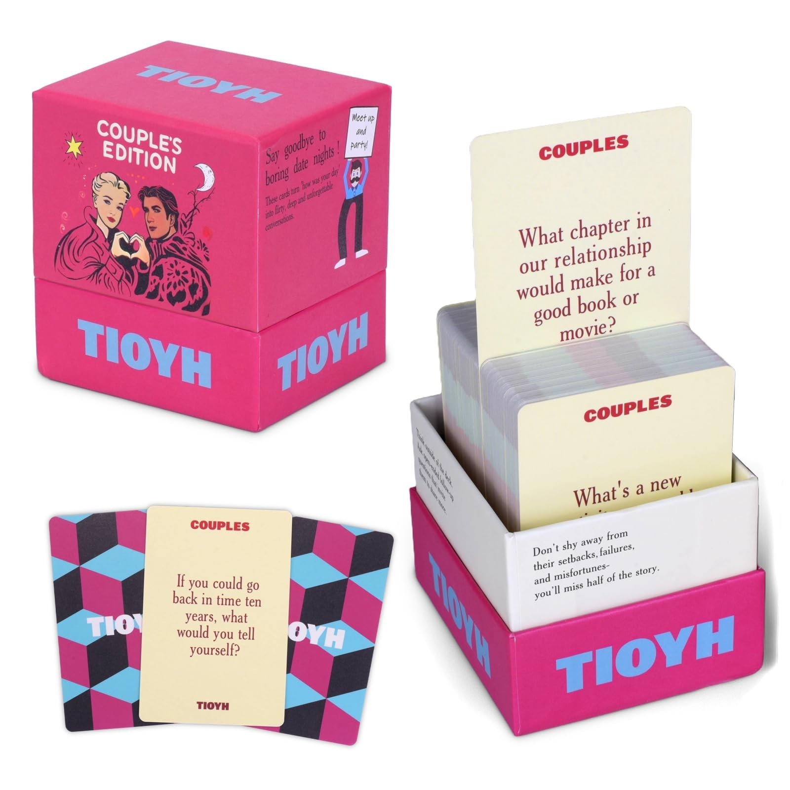 Couples Conversation Cards 200 Questions for Deeper Connection Fun Date Night...