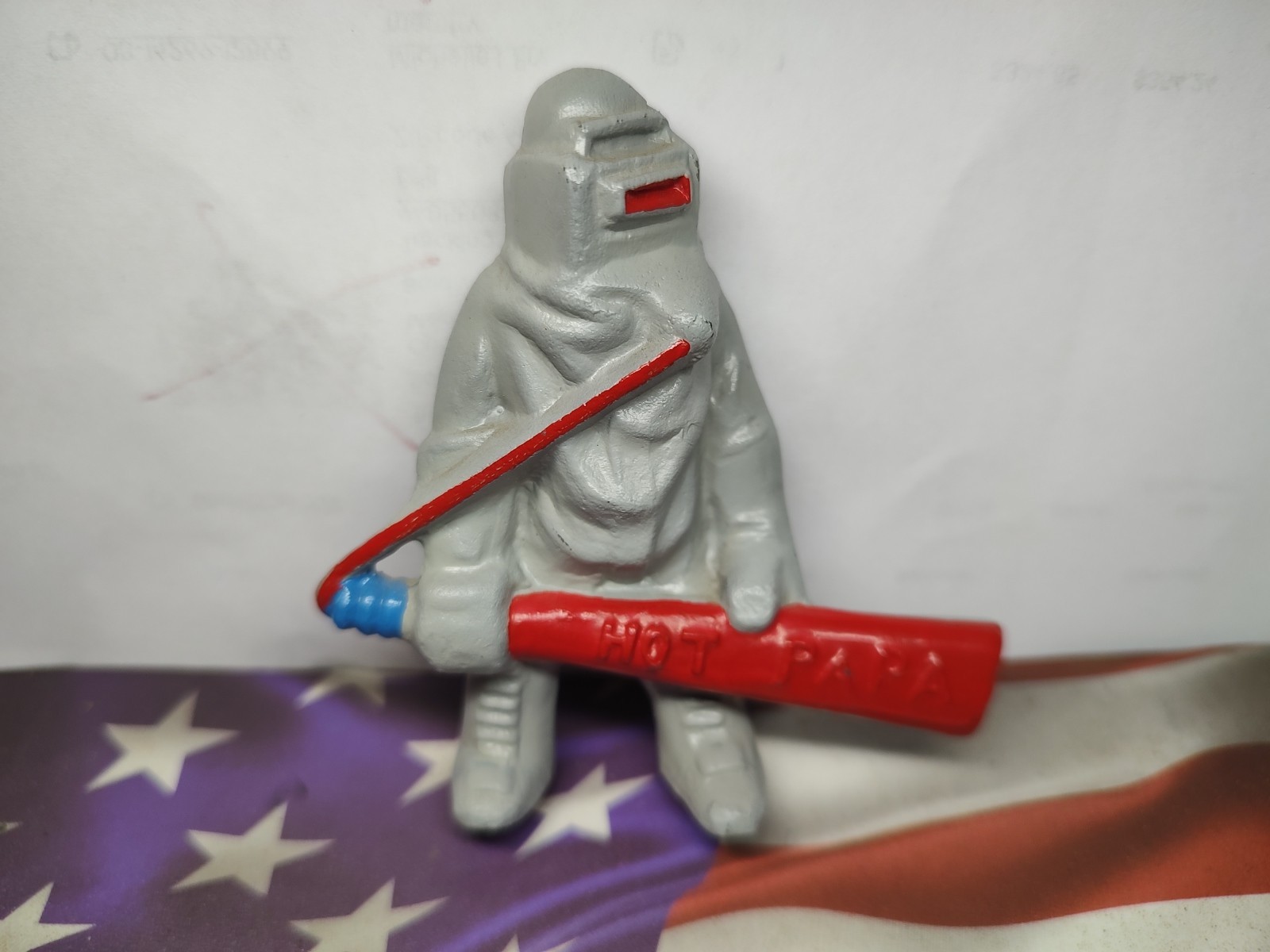 Grey Hot Papa Fireman Soldier (Vintage)
