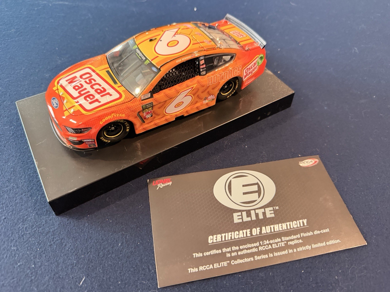 Ryan Newman 2019 Elite Oscar Meyer 1:24 NASCAR Diecast Car