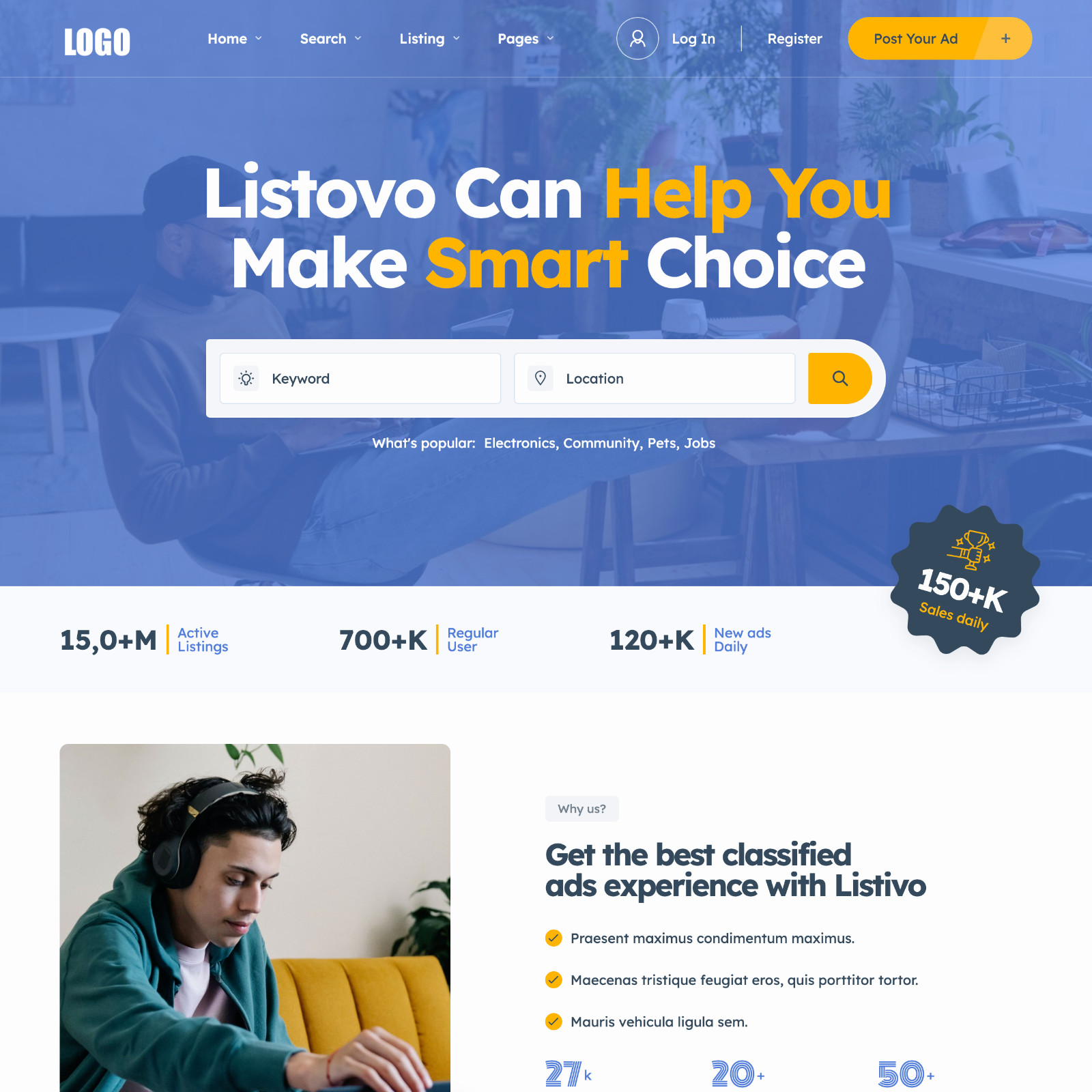 🌐 Public Listings Website Design for Sale with Free VPS Web Hosting