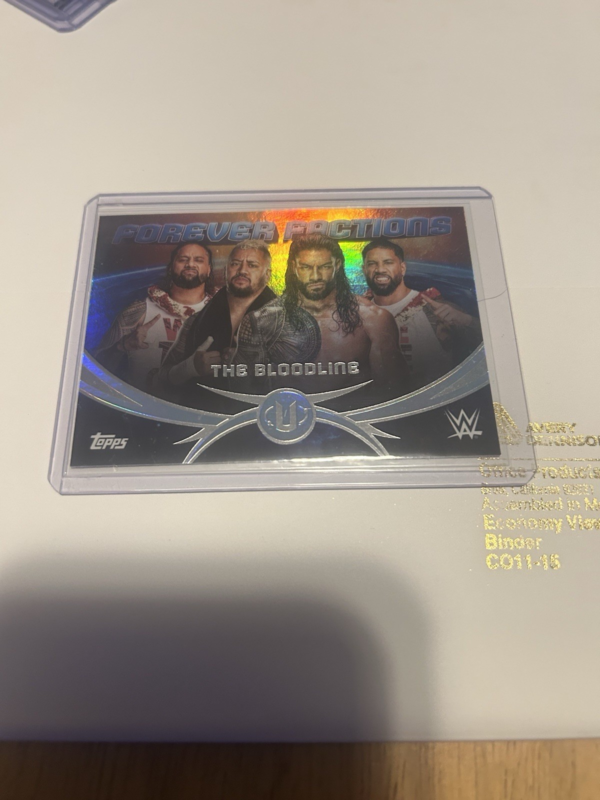 The Bloodline 2025 Topps Universe WWE Forever Factions