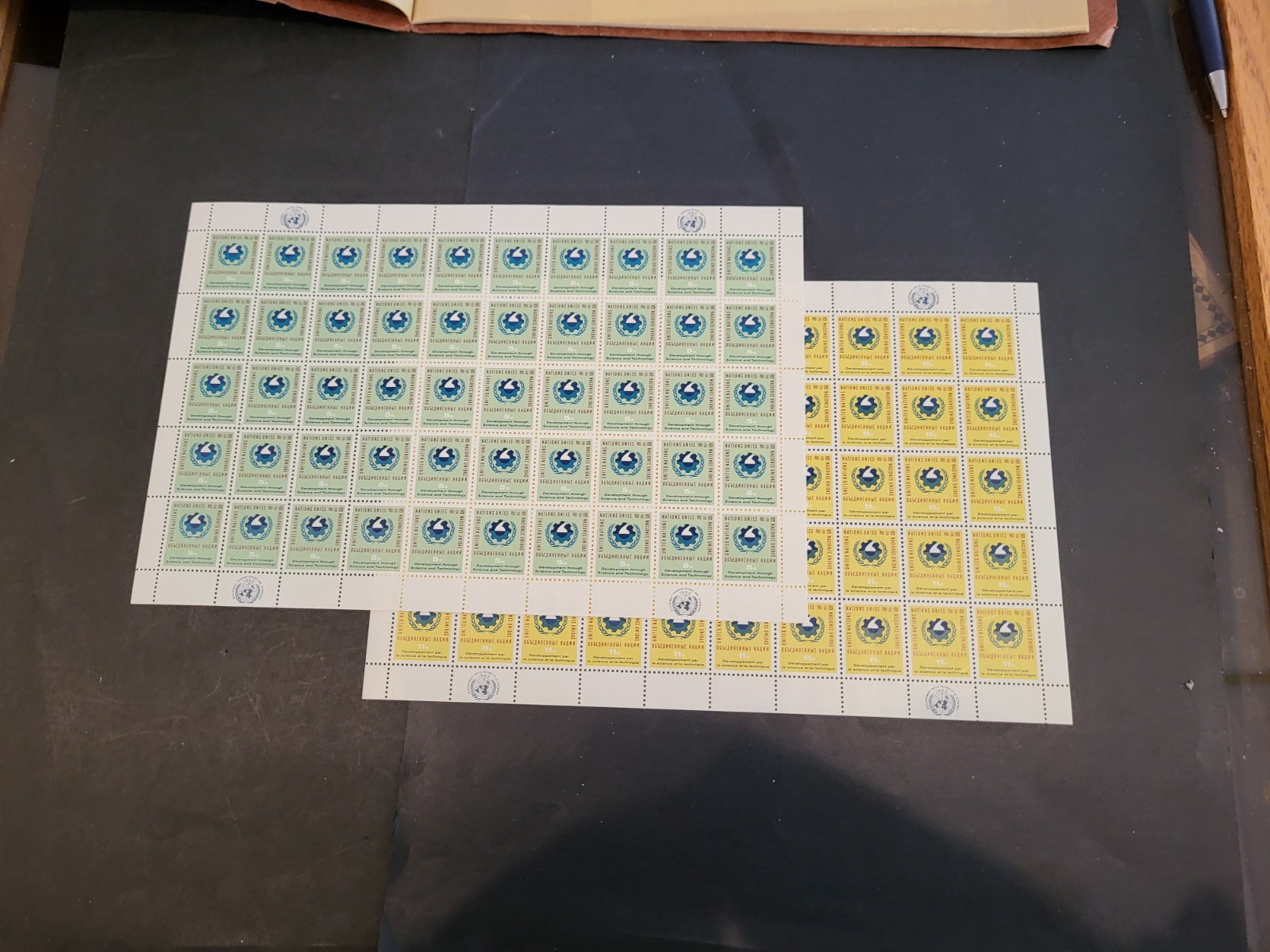 1963 SCIENCE and TECHNOLOGY Sheet Set - Scott# 114/115 - Catalog $25