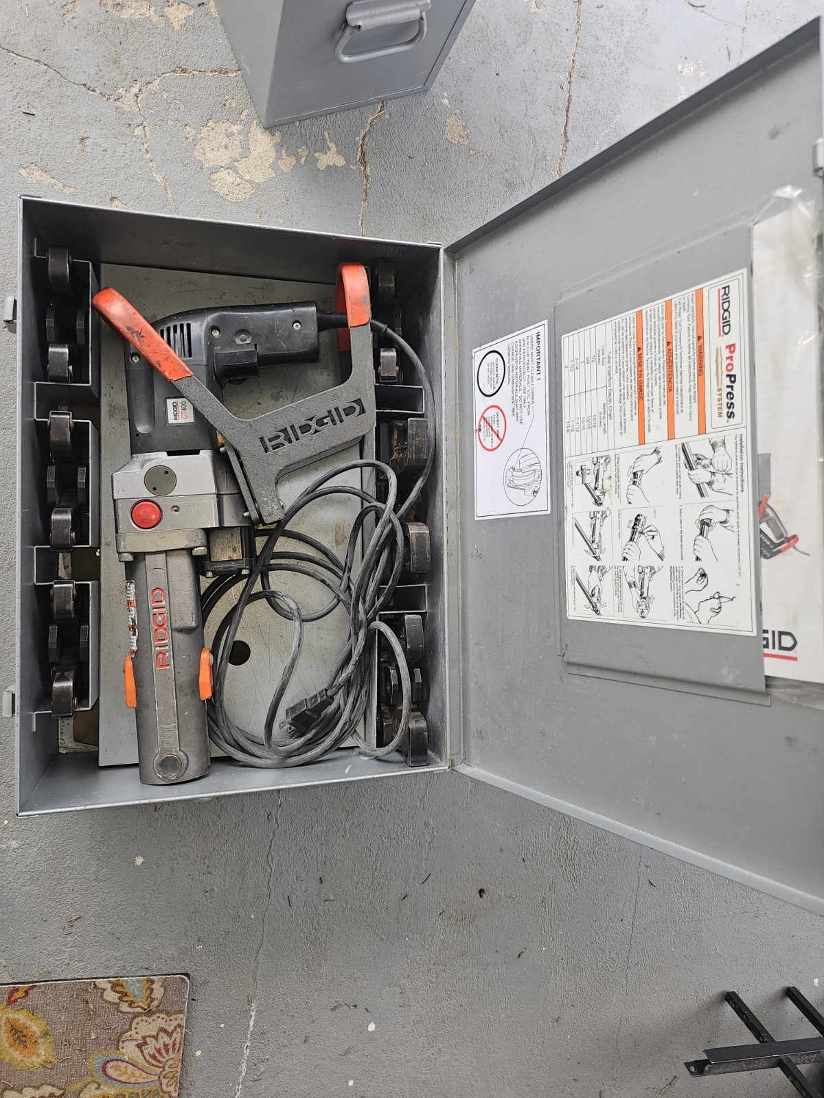 Rigid Propress 2-1/2",3",4"  CT400 $650 FIRM TODAY ONLY 