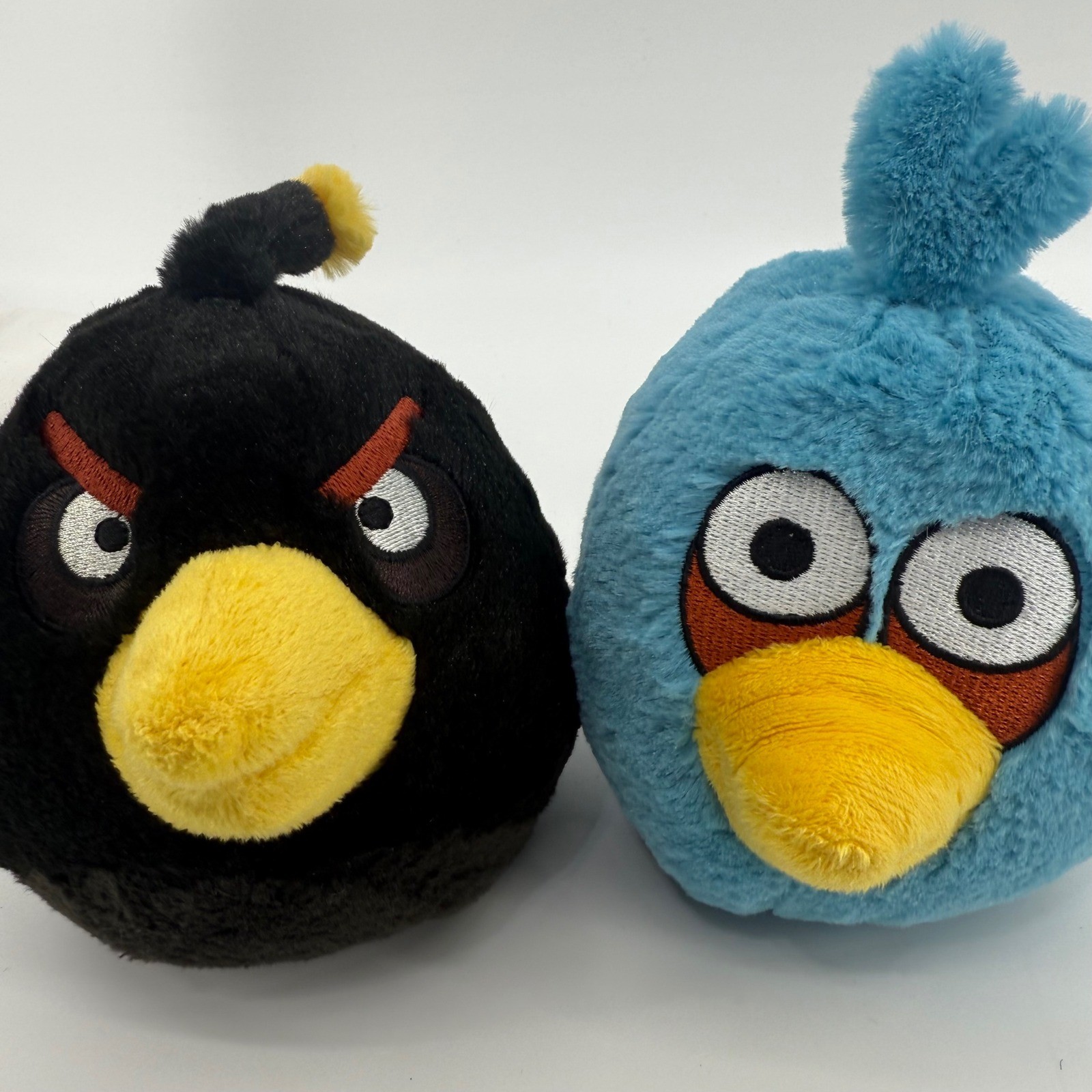 Angry Birds Plush Toys Black Bomb Bird Blue Jay Bird Stuffed Animals Plush Set