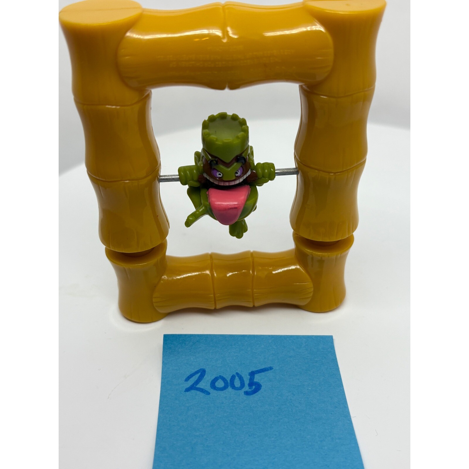 Burger King Kids Meal Toy 2005 Hanging Tongue Guy Bamboo Frame