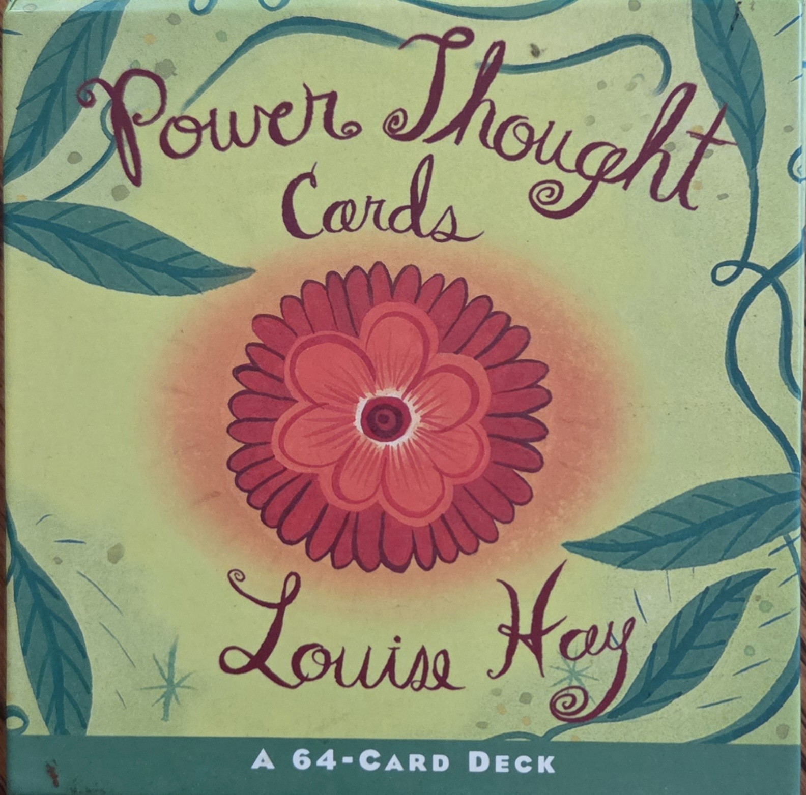 Power Thought Cards By Louise Hay - 64 Card Affirmation Deck For Growth (1999)