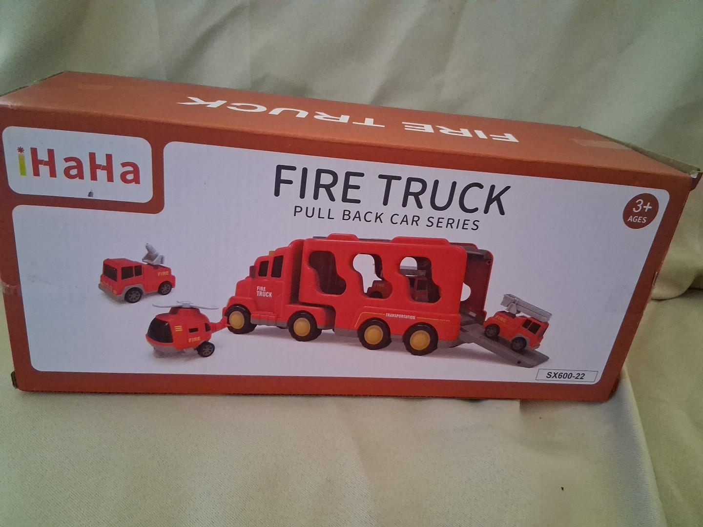 Fire Truck Toy Pull Back Car Series In Working Order 