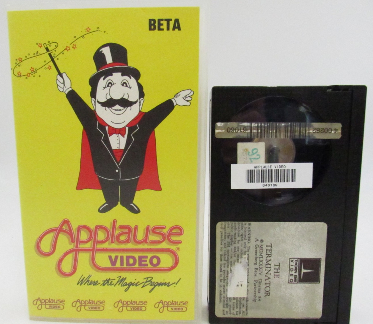 The Terminator Arnold Schwartzenegger Beta Tape Rental (NOT VHS) Tested (Video)