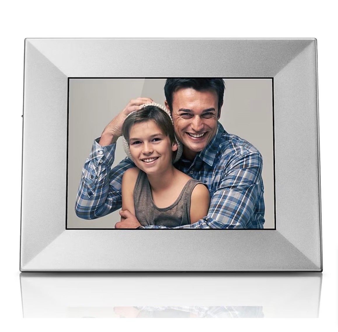 Nixplay Iris 8 inch Coud WiFi Digital Photo Frame - Silver