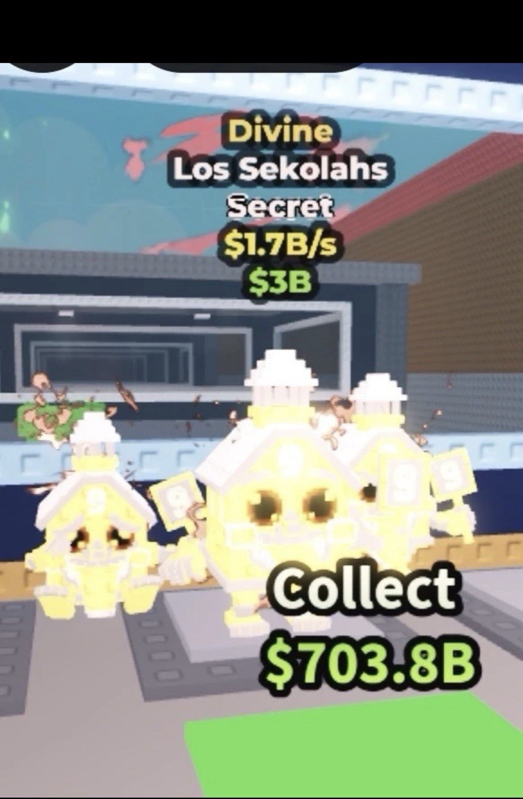 Los Sekolahs Divine Secret Game Item 1.7B/s $3B Collect $703.8B Asset