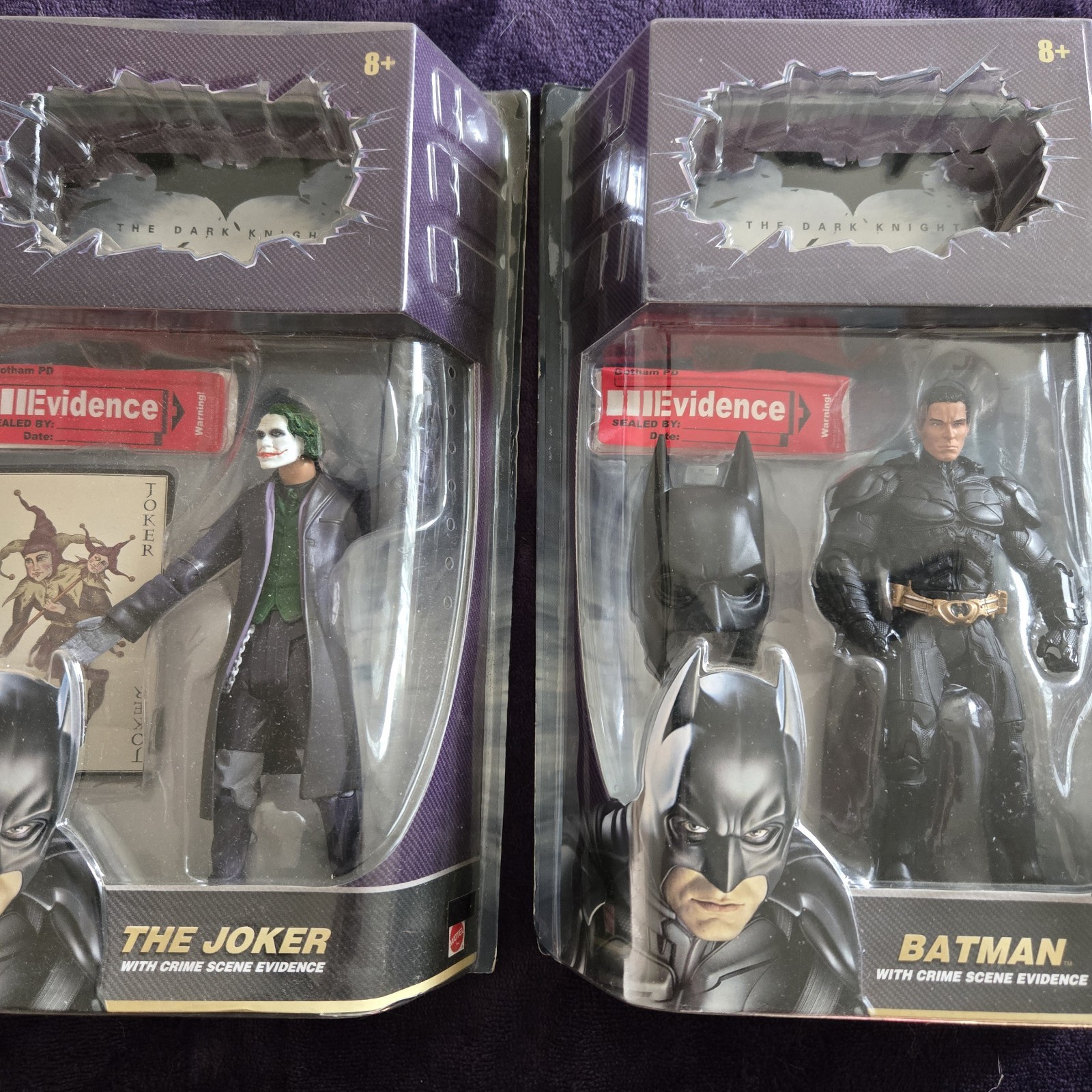 Mattel Batman(chase figure) & Joker Action Figure bundle(TDK 2008) 