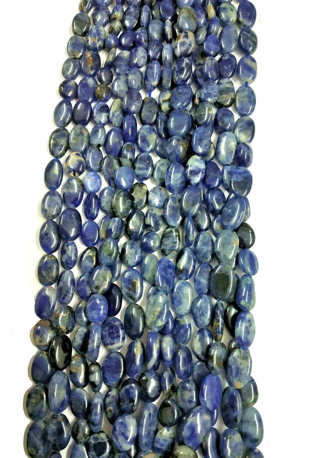 Sodalite Beads 13 Inch Strand Oval Shape Natural Gemstone Jewelry Wholesale Lot