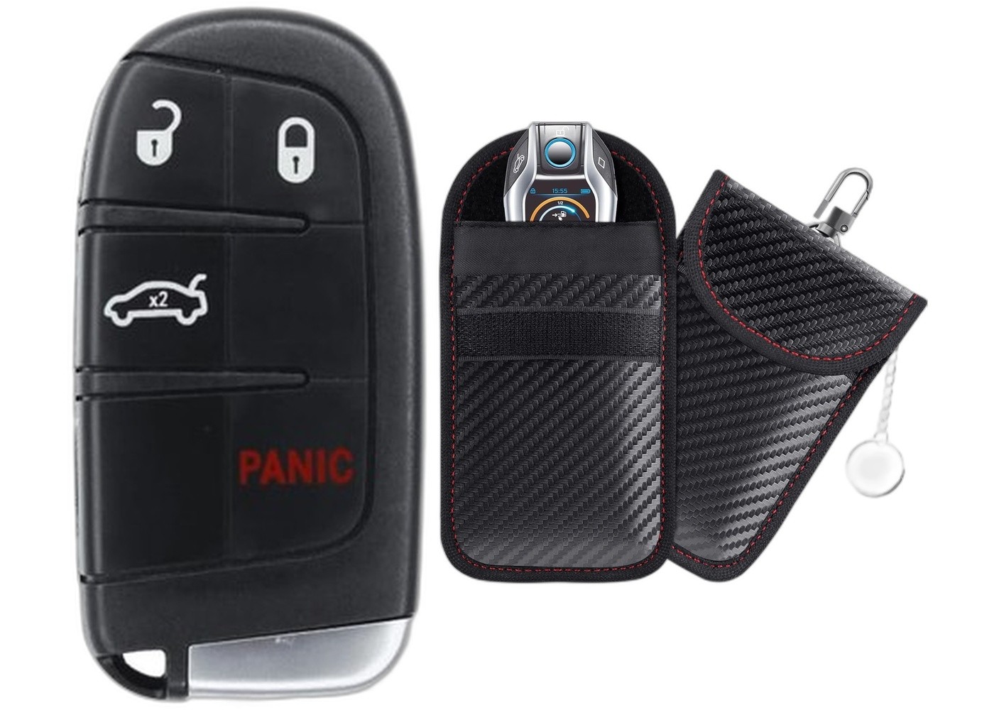 Smart Replacement Key Fob 2020 Chrysler 300 FCC: M3M-40821302 MPN: w/Case