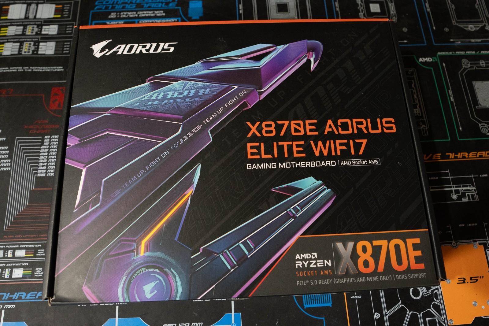Gigabyte X870E AORUS ELITE WIFI7 AMD AM5 ATX Motherboard
