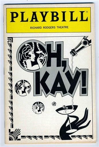 Playbill Oh Kay 1990 Angela Teek Brian Mitchell Gregg Burge