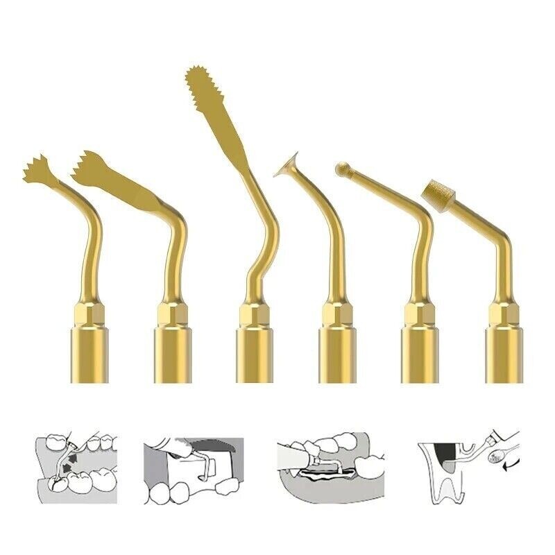 Dental Piezo Surgery Tips Ultrasonic Bone Cutting Tips Fit Woodpecker