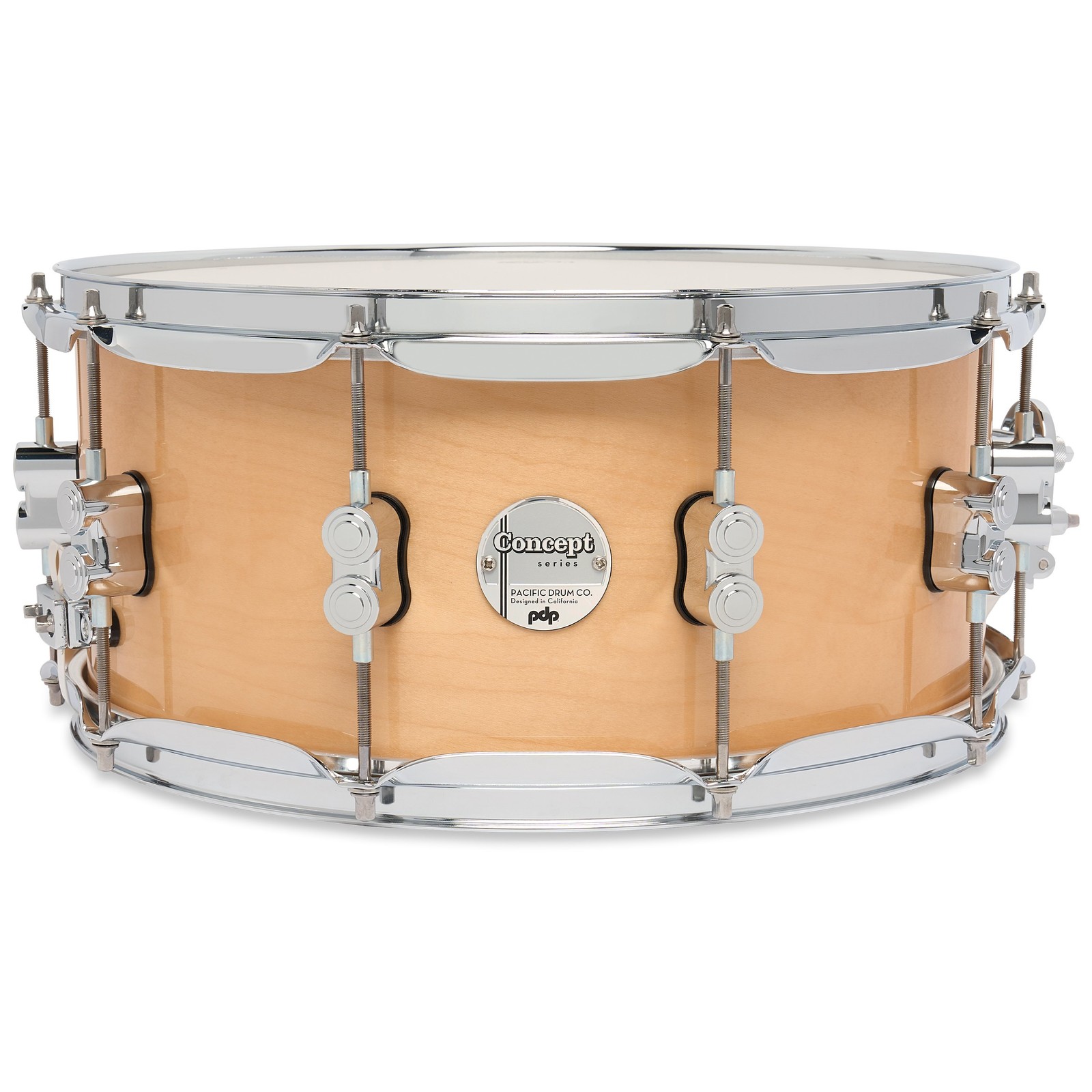 PDP Concept Maple 6.5x14 Snare Drum - Natural Lacquer - PDCM6514SSNA​