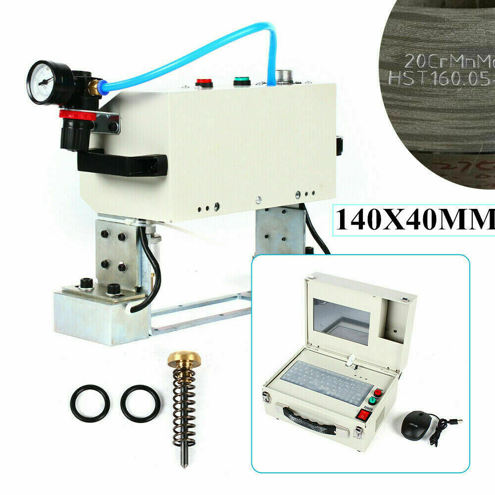 Pneumatic Dot Peen Marking Machine Chassis Number VIN Code Maker Engraving