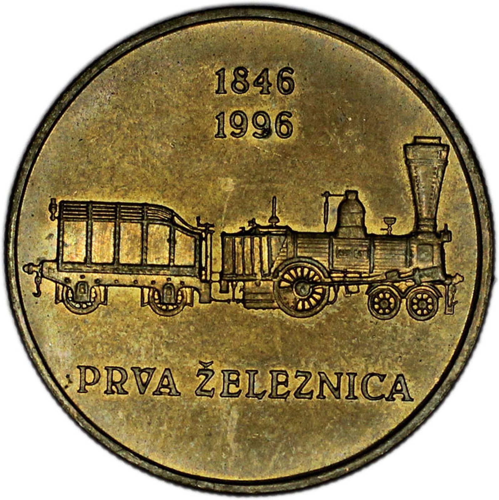 SLOVENIA coin 5 Tolarjev 1996 commemorative UNC Uncirculated