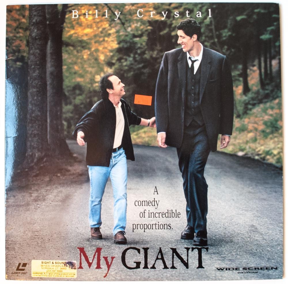 Laser Disc My Giant Billy Crystal Gheorghe Muresan Comedy PG Wide Screen