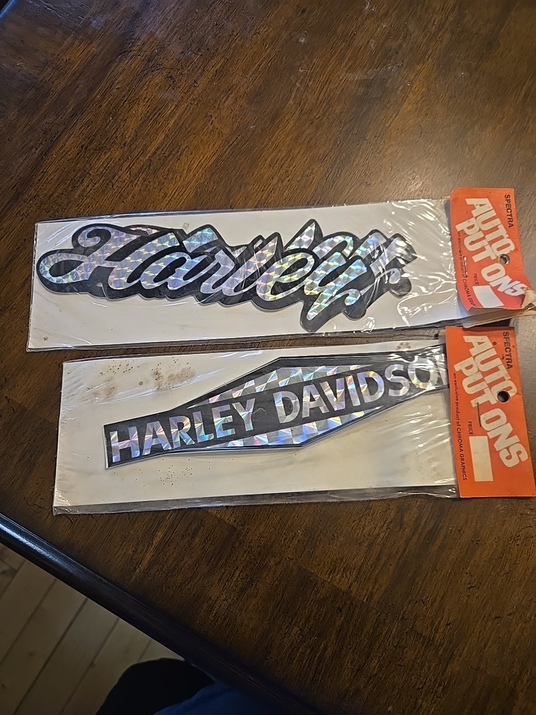 2 Packs New Old Stock HARLEY DAVIDSON STICKERS BY SPECTRA